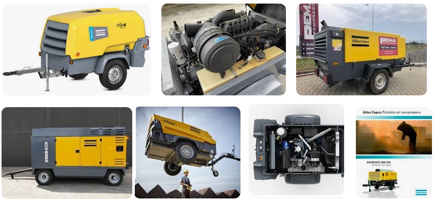 ADS Cameroun fait l’entretien et la réparation des compresseurs d’air mobiles Atlas Copco de types XA et XR.